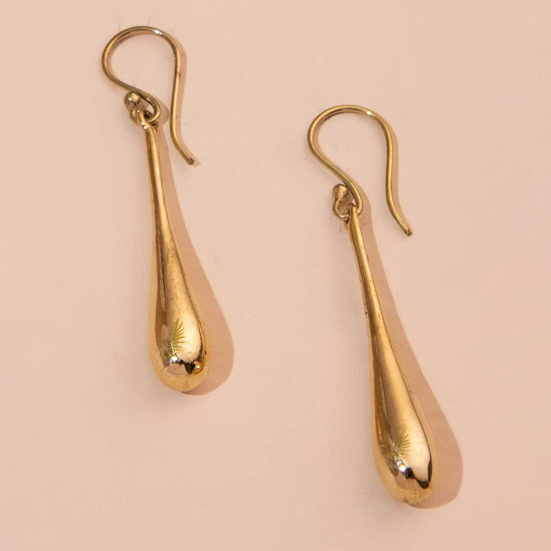 Handcrafted Minimal Daily Wear Silver/ Gold Plated Brass Earrings