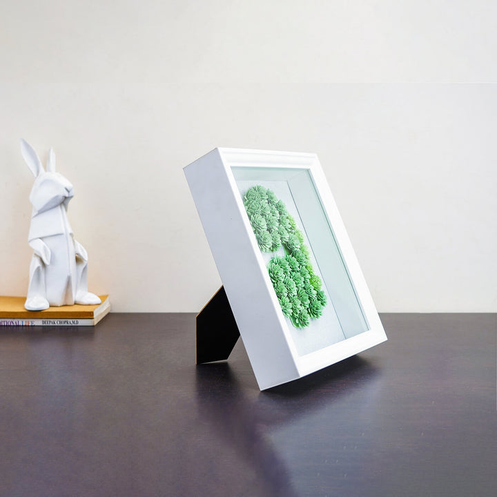 Personalized Paper Quilled Shadow Frame Nameplate For Kids - Zwende