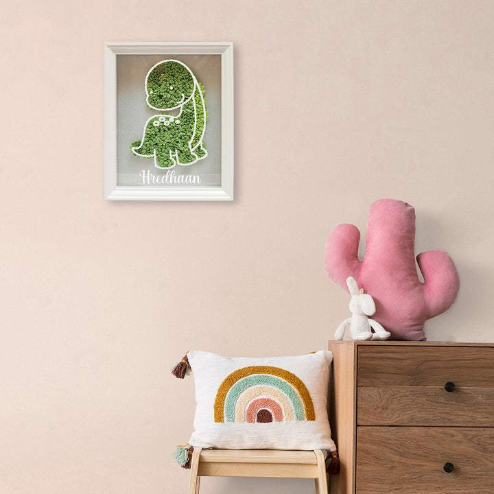 Personalized Paper Quilled Shadow Frame Nameplate For Kids - Zwende