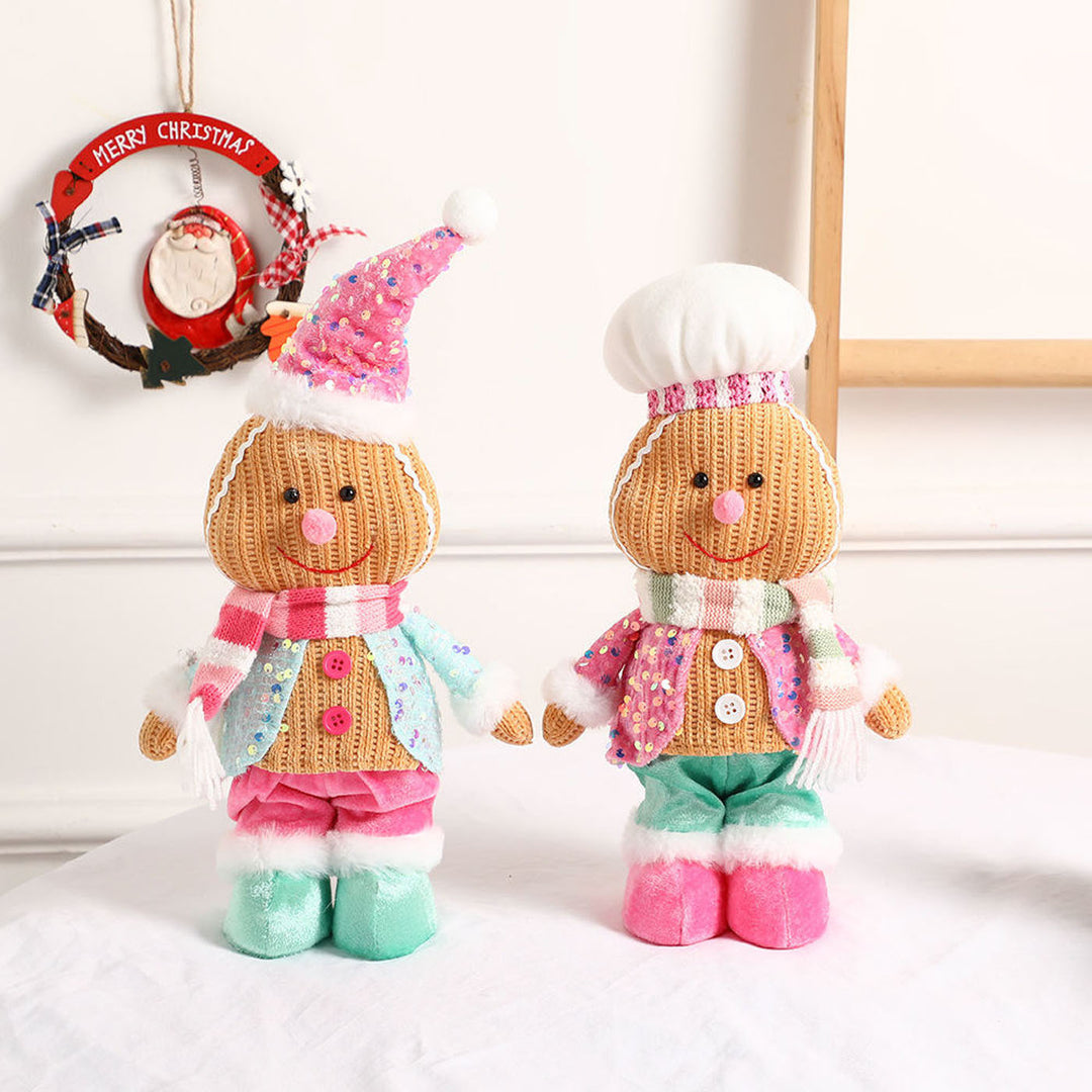 2 Pc | Sugar Frost Gingerbread Duo Plush Figurine