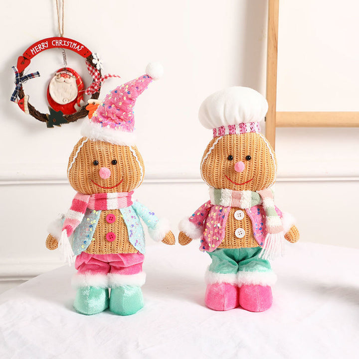 2 Pc | Sugar Frost Gingerbread Duo Plush Figurine