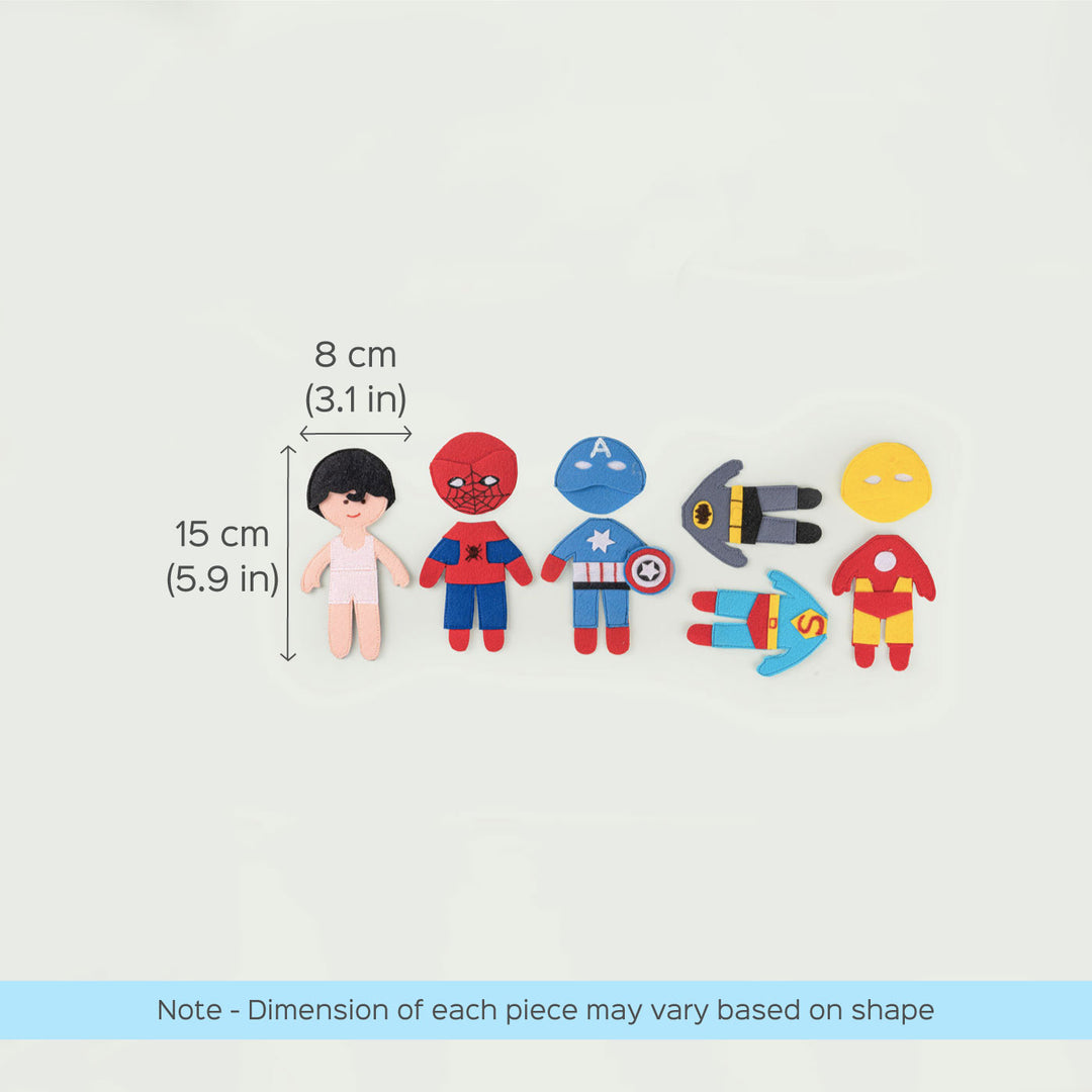 Handcrafted Superhero Dress-up Playset For Kids