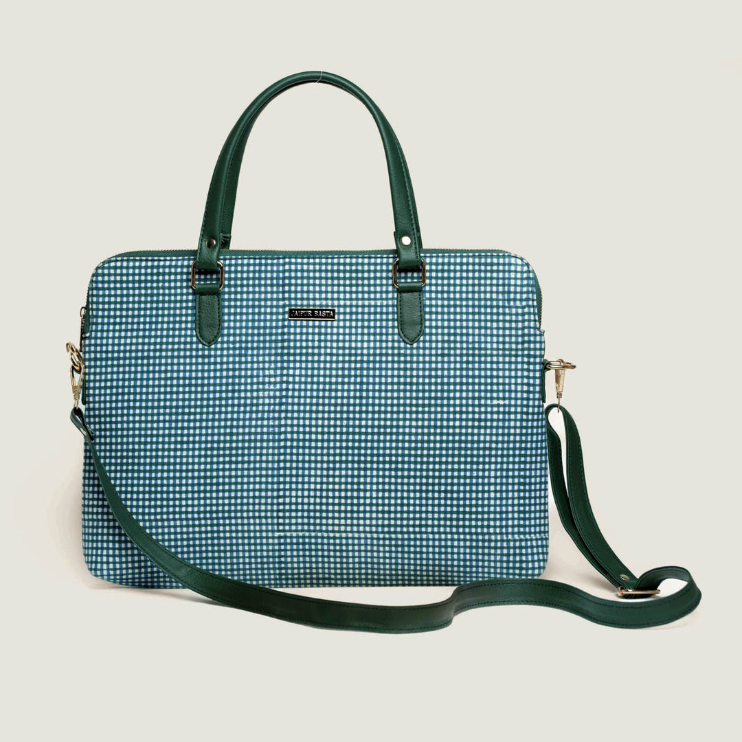 Surai Hand Block Printed Laptop Bag