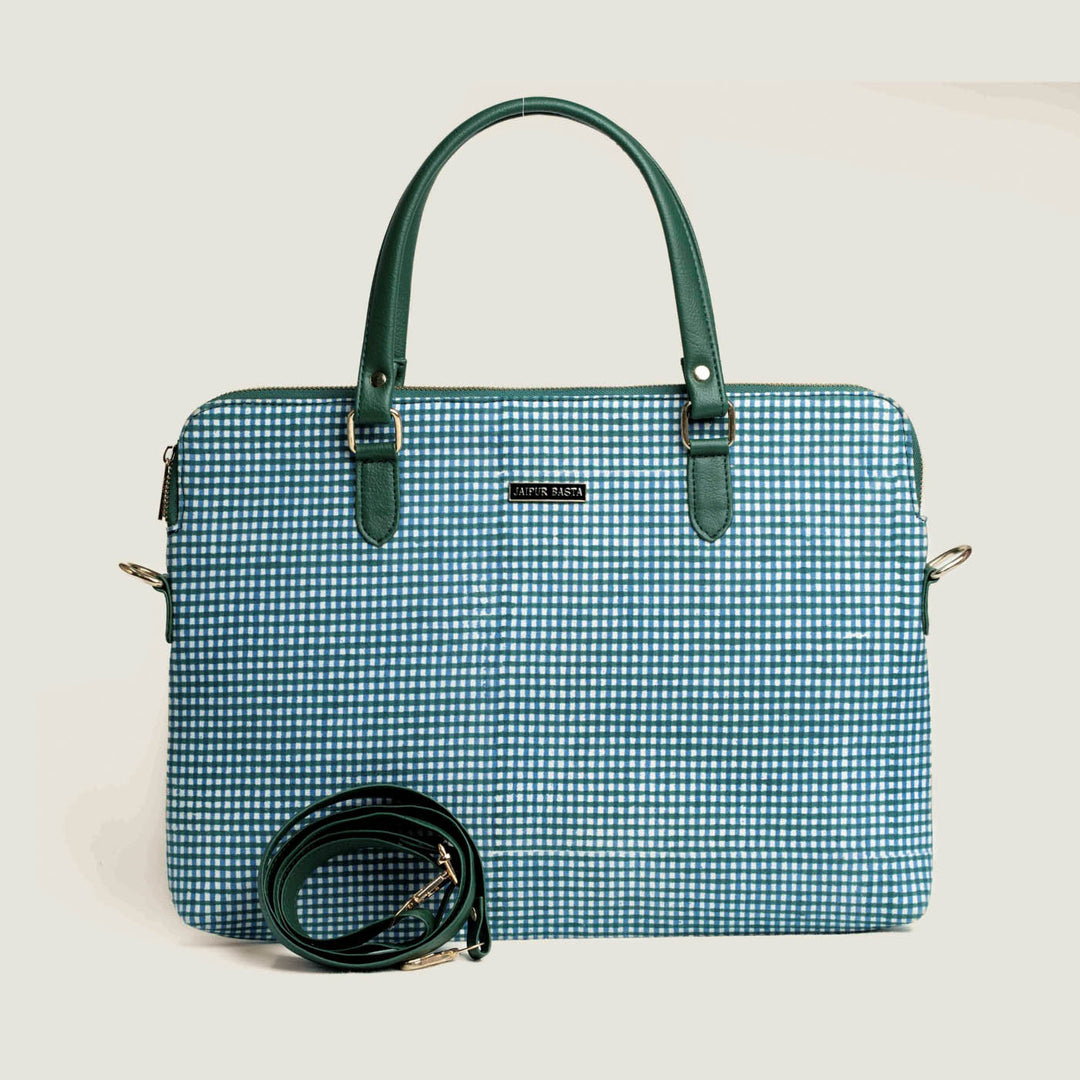 Surai Hand Block Printed Laptop Bag