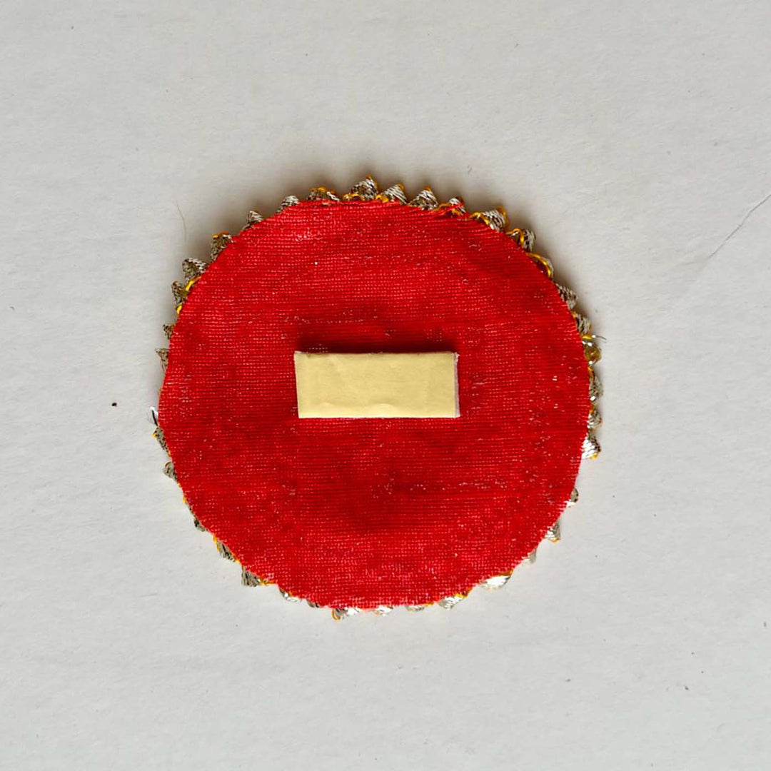 Handmade Gota Patti Swastik Festive Decor