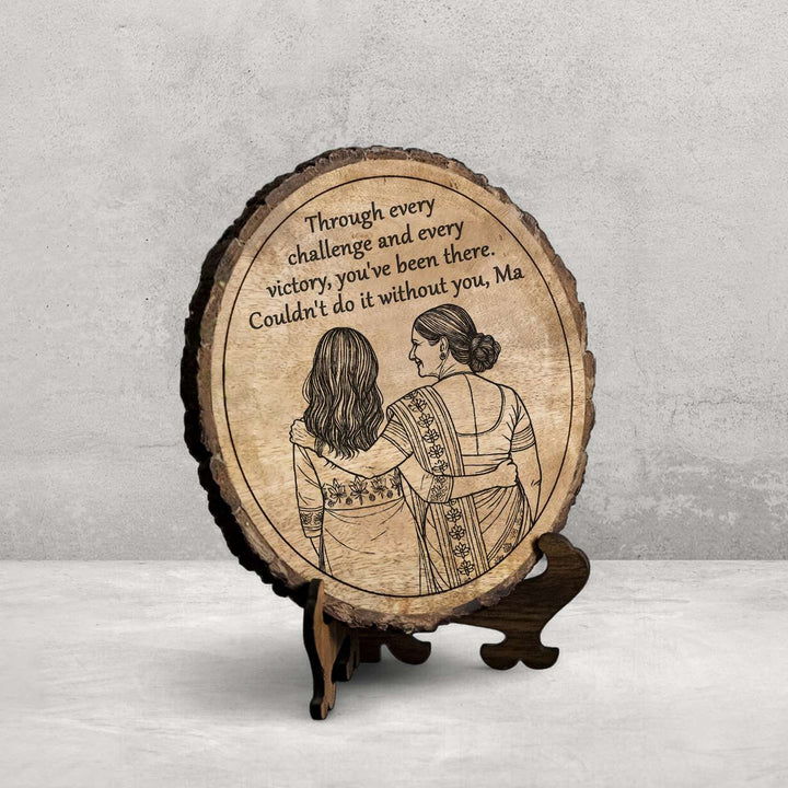 Personalized Hand Carved Engraved Mother In Law Theme Wooden Decorative Plaque