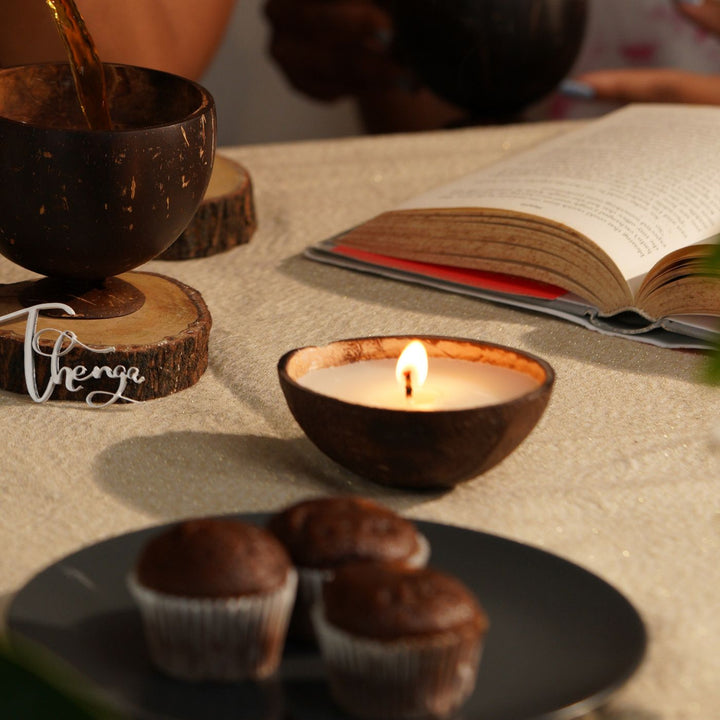 Eco-friendly Coconut Scented Soy Candles