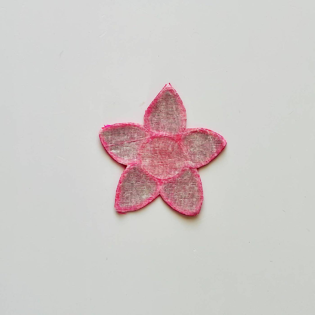 Handmade Mirror Work Star Design Tealight Holder