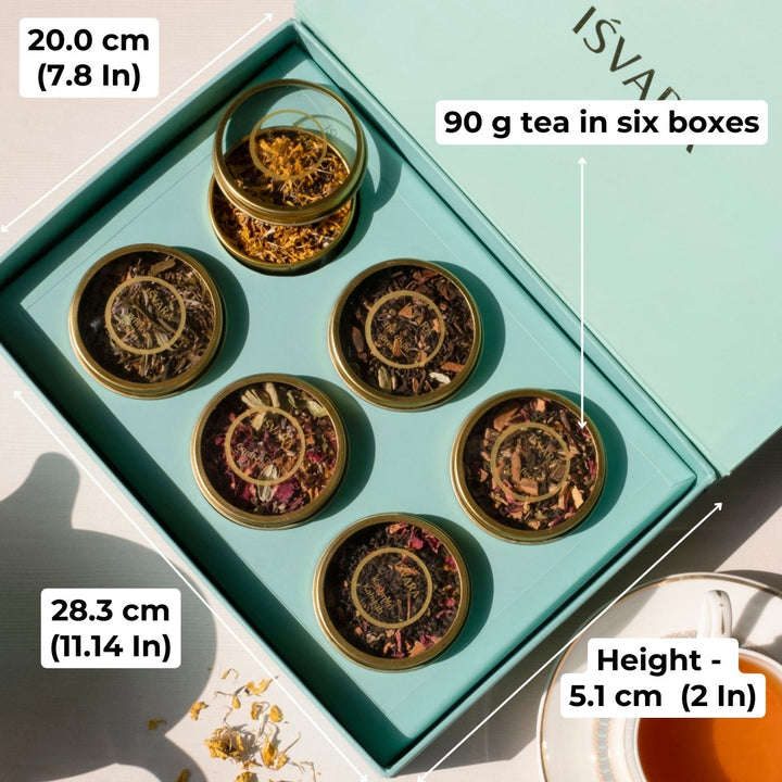 6 Types of Handblended Herb Tea Gift Bundle