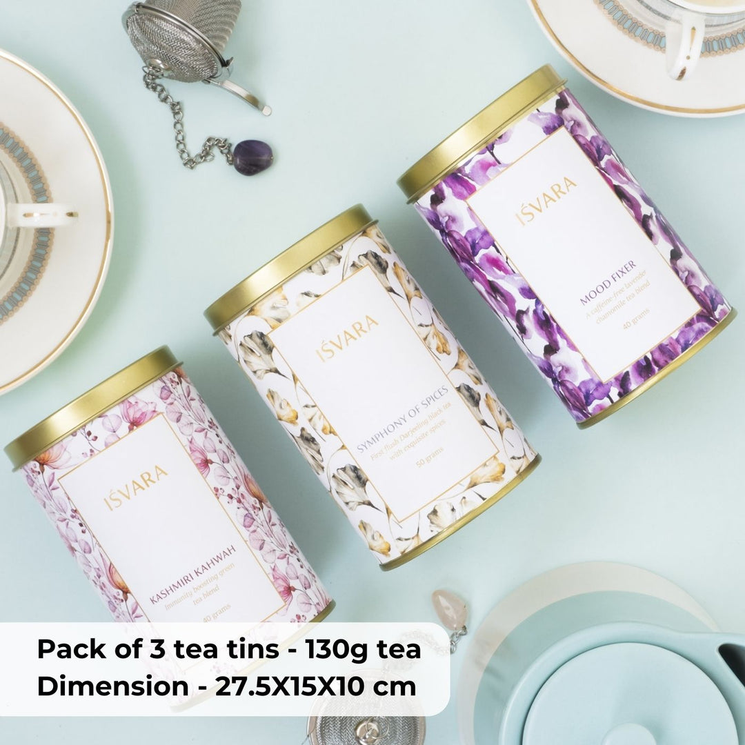 Tea o'clock Gift Bundle I Pack of 3 Handblended Herb Tea