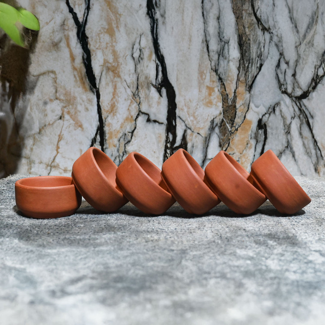 Handmade Terracotta Chutney Serving Bowls