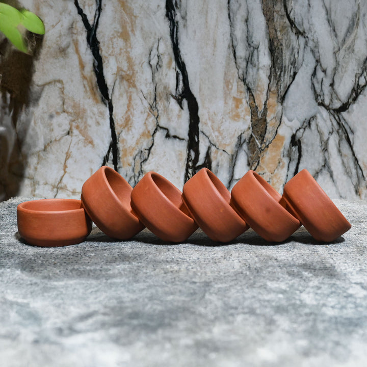 Handmade Terracotta Chutney Serving Bowls