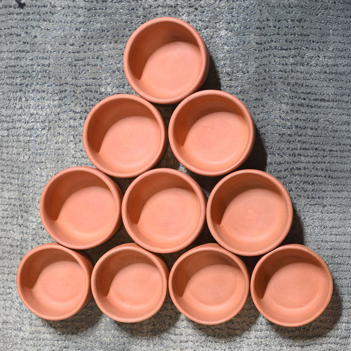 Handmade Terracotta Chutney Serving Bowls