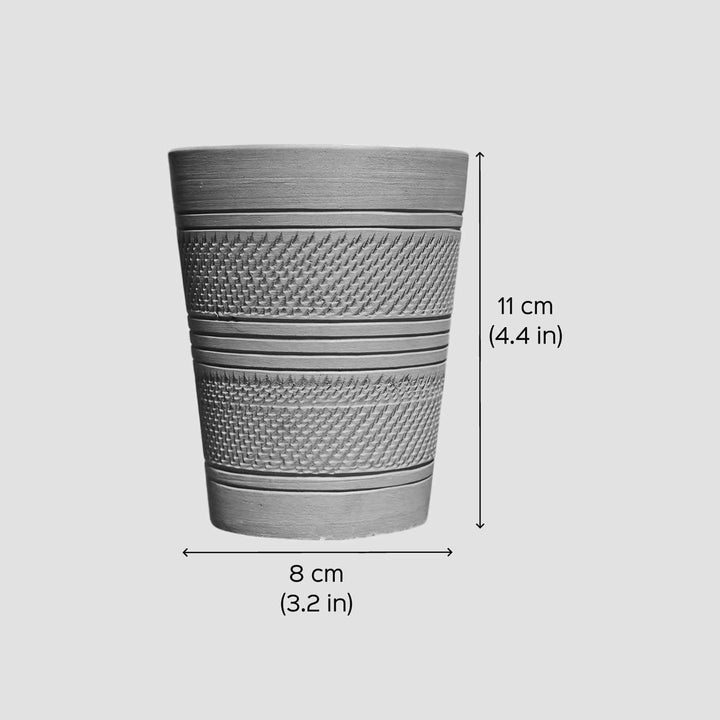 Handmade Large Kohinoor Terracotta Glasses