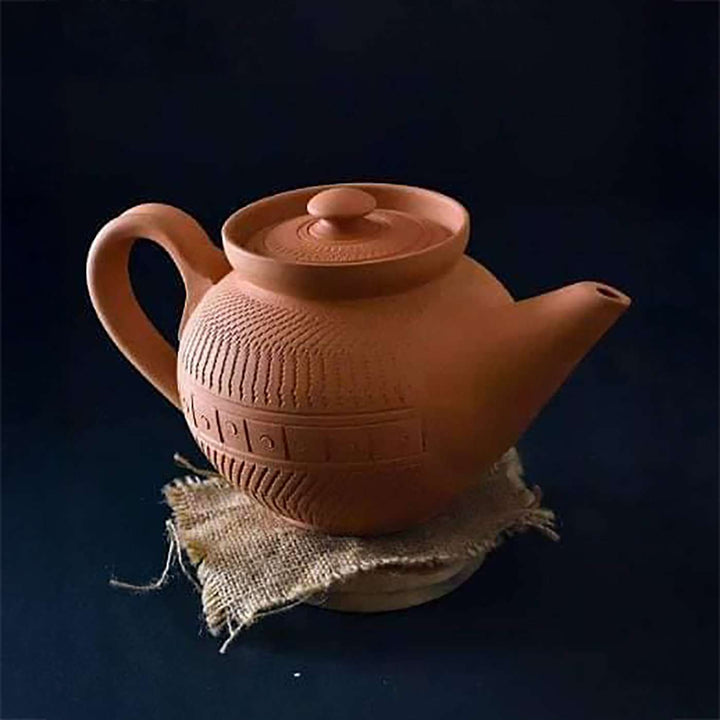 Handmade Elegant Terracotta Kettle
