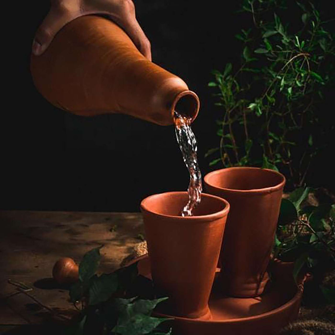 Handmade Ethnic Terracotta Bottle
