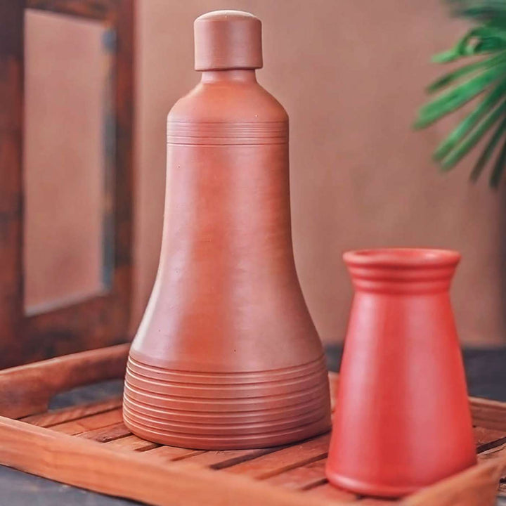 Handmade Ethnic Terracotta Bottle