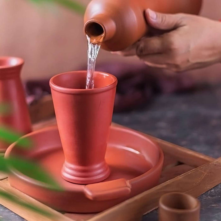 Handmade Ethnic Terracotta Bottle