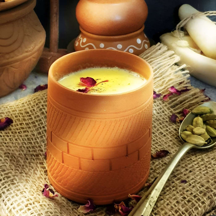 Handmade Kohinoor Terracotta Glasses