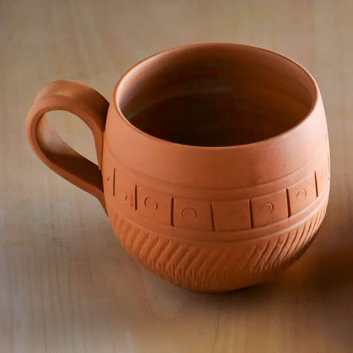 Handmade Maharaja Terracotta Tea Cups | Set Of 6