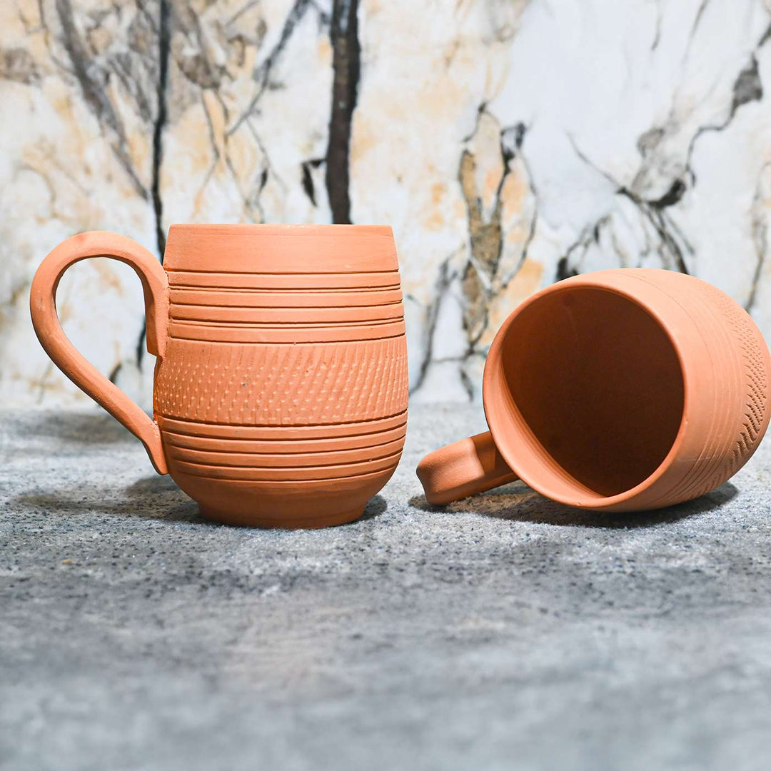 Handmade Maharaja Terracotta Mugs