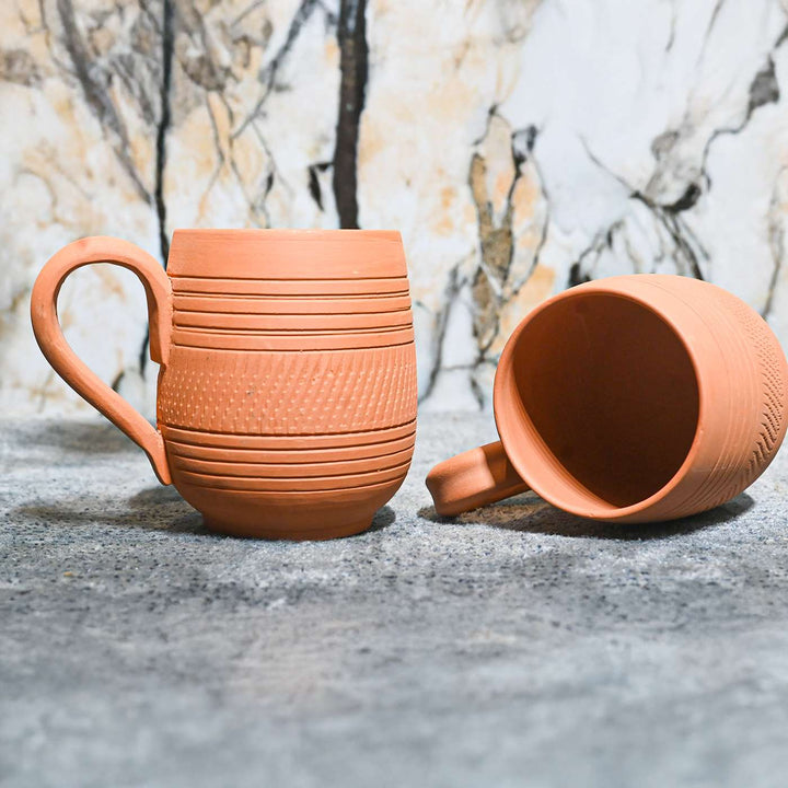 Handmade Maharaja Terracotta Mugs