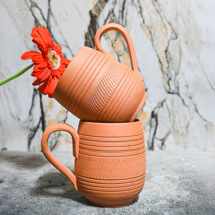 Handmade Maharaja Terracotta Mugs