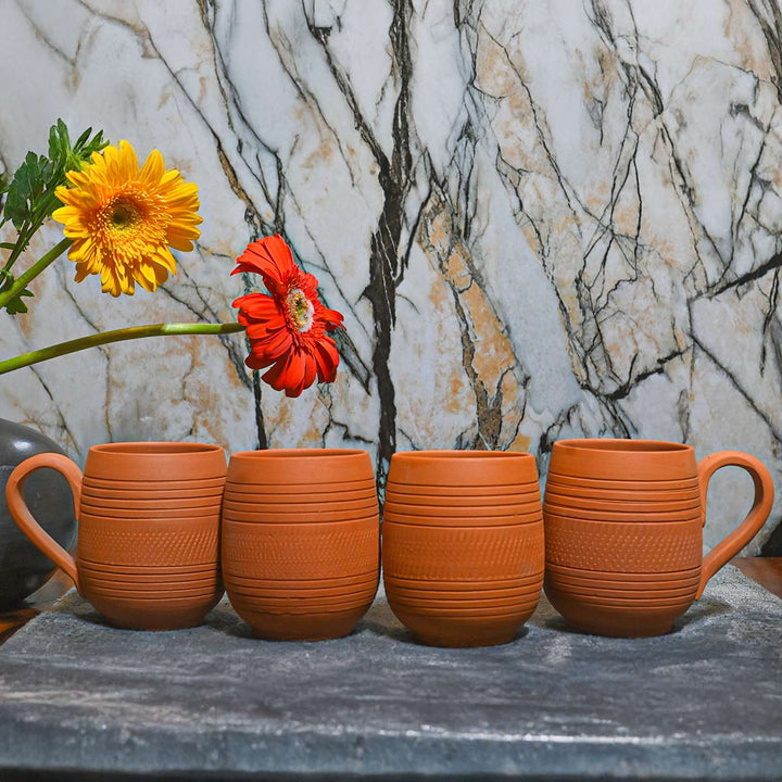 Handmade Maharaja Terracotta Mugs