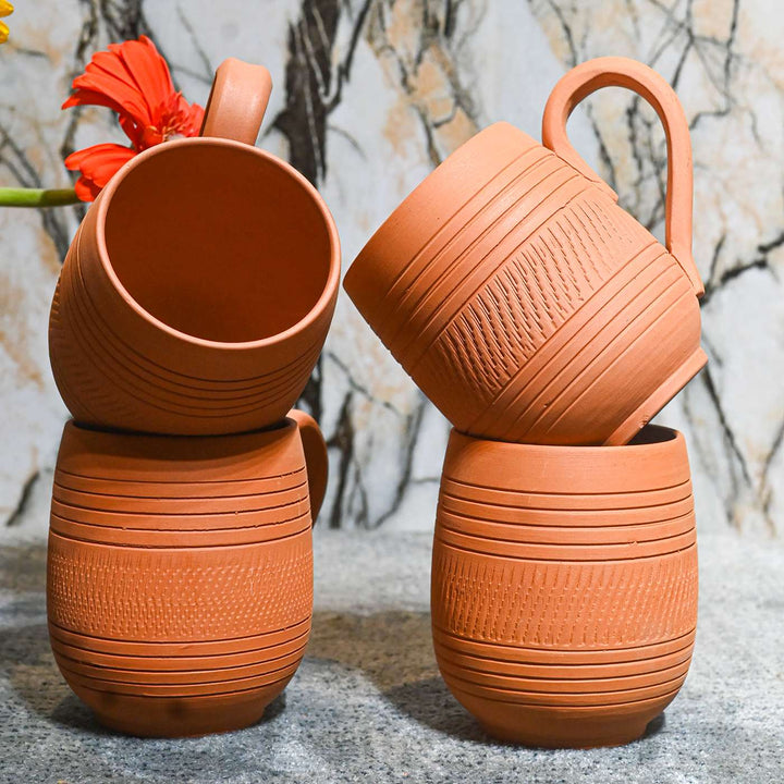 Handmade Maharaja Terracotta Mugs