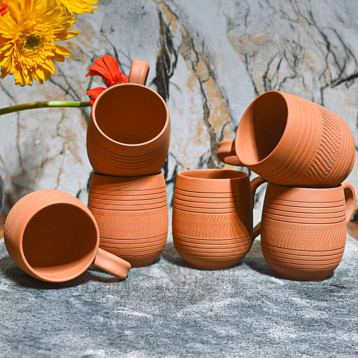 Handmade Maharaja Terracotta Mugs