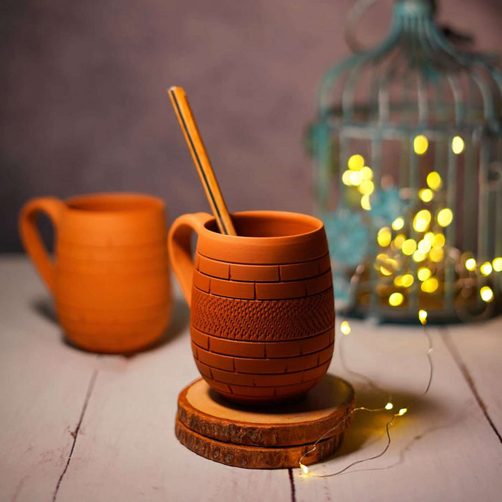 Handmade Large Maharaja Terracotta Mugs