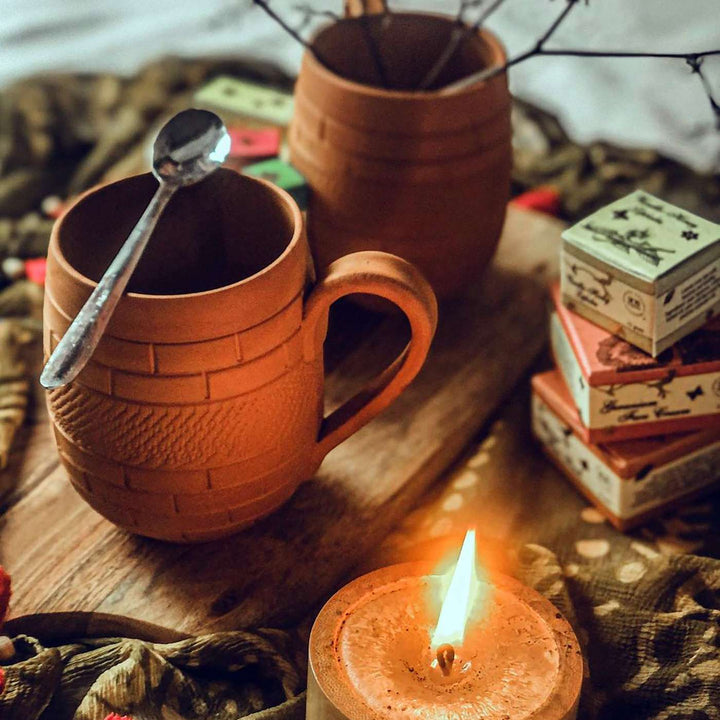 Handmade Large Maharaja Terracotta Mugs