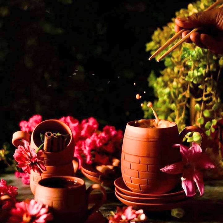 Handmade Large Maharaja Terracotta Mugs