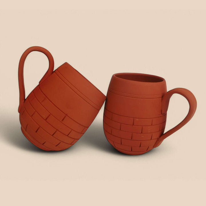 Handmade Large Maharaja Terracotta Mugs