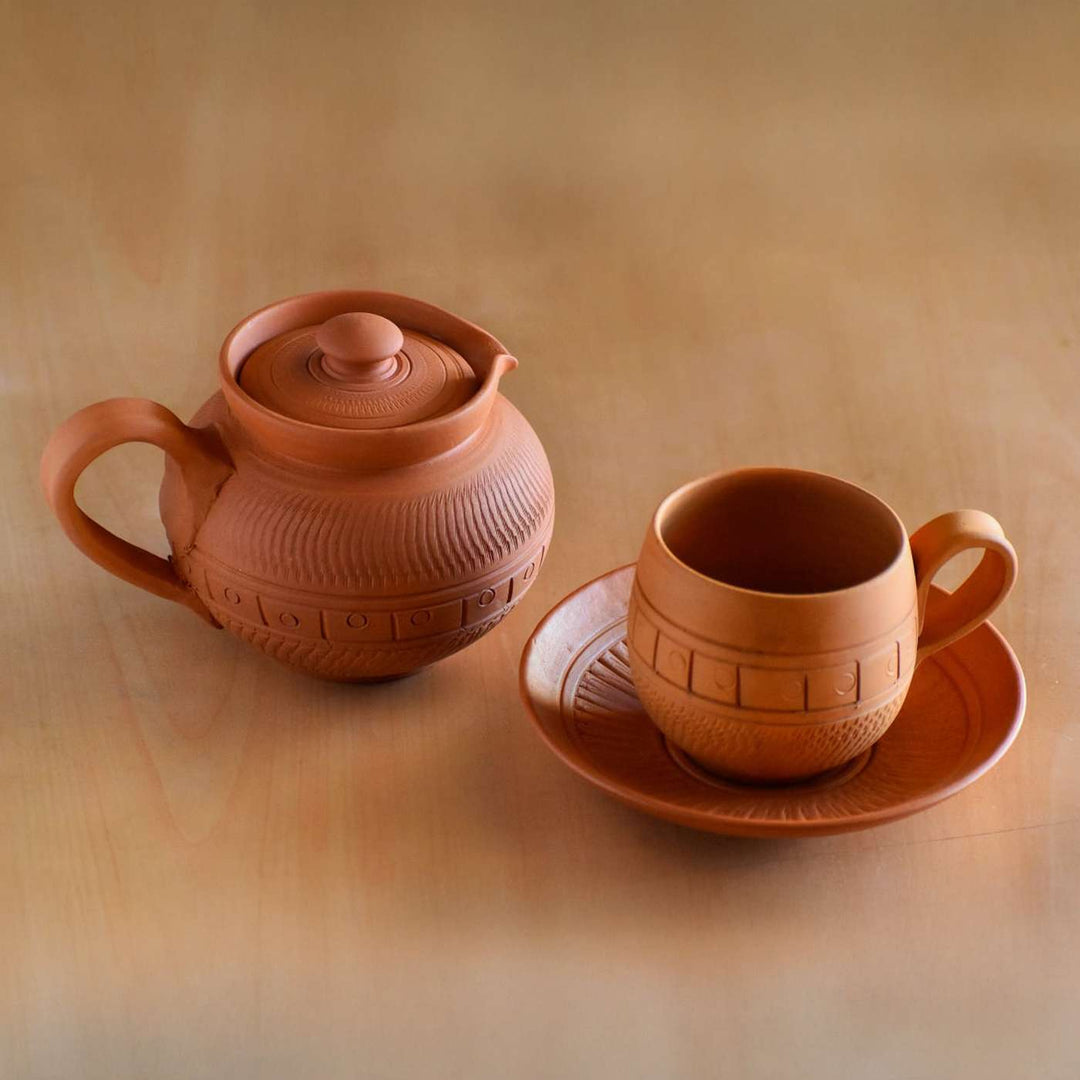 Handmade Modern Terracotta Milk Pot