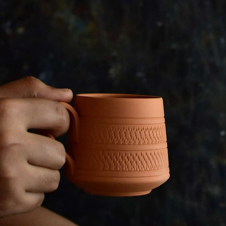 Handmade Nawabi Terracotta Tea Cups | Set Of 6