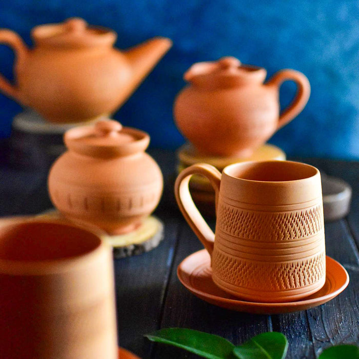 Handmade Nawabi Terracotta Mugs