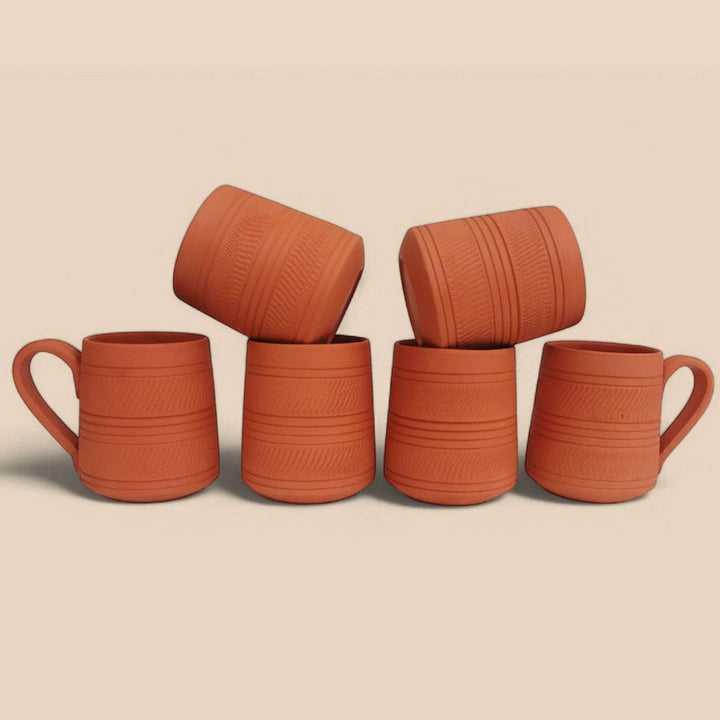 Handmade Nawabi Terracotta Mugs