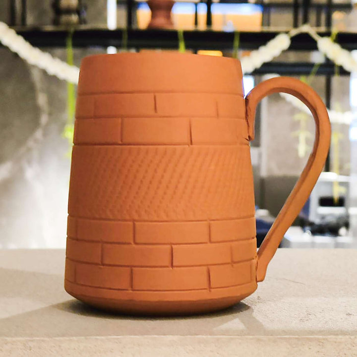 Handmade Large Nawabi Terracotta Mugs