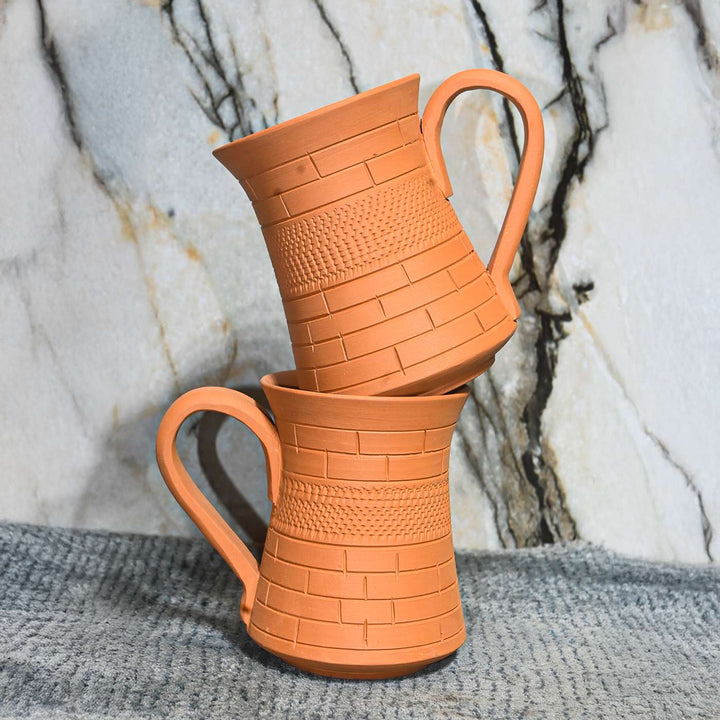 Handmade Royal Terracotta Mugs