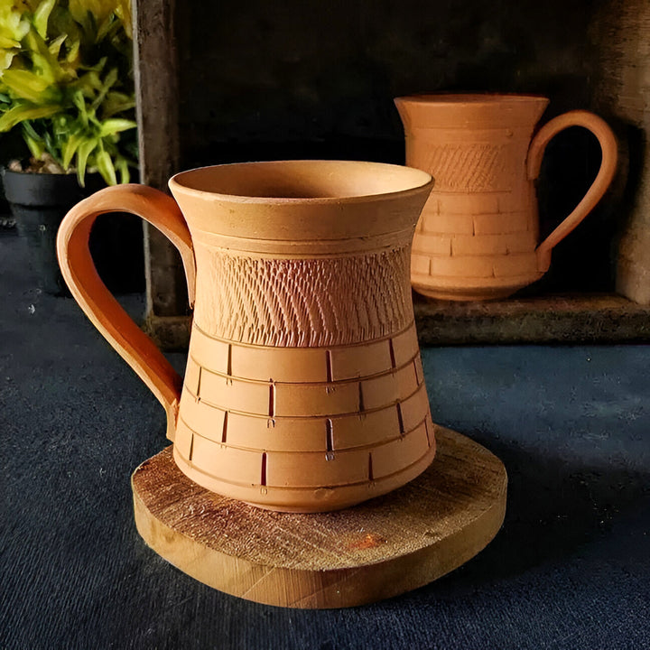Handmade Royal Terracotta Mugs