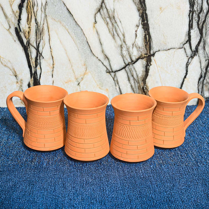 Handmade Royal Terracotta Mugs