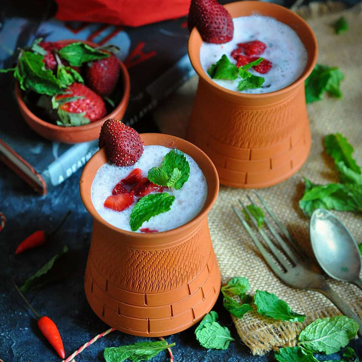 Handmade Royal Terracotta Glasses