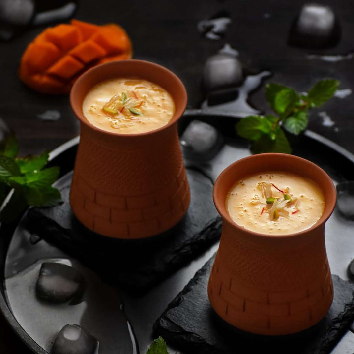 Handmade Royal Terracotta Glasses