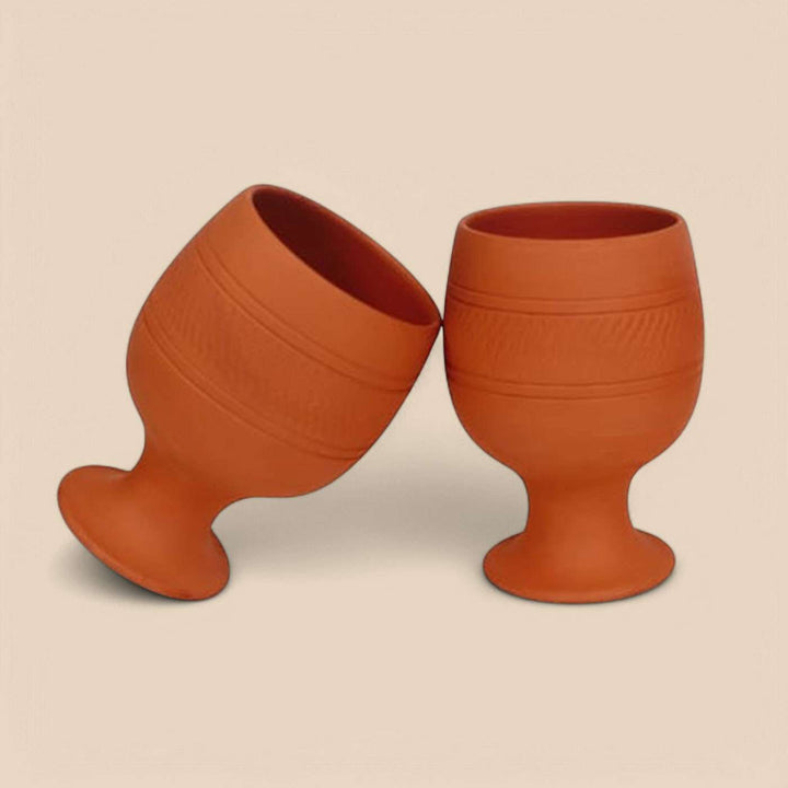 Handmade Special Terracotta Juice Glasses