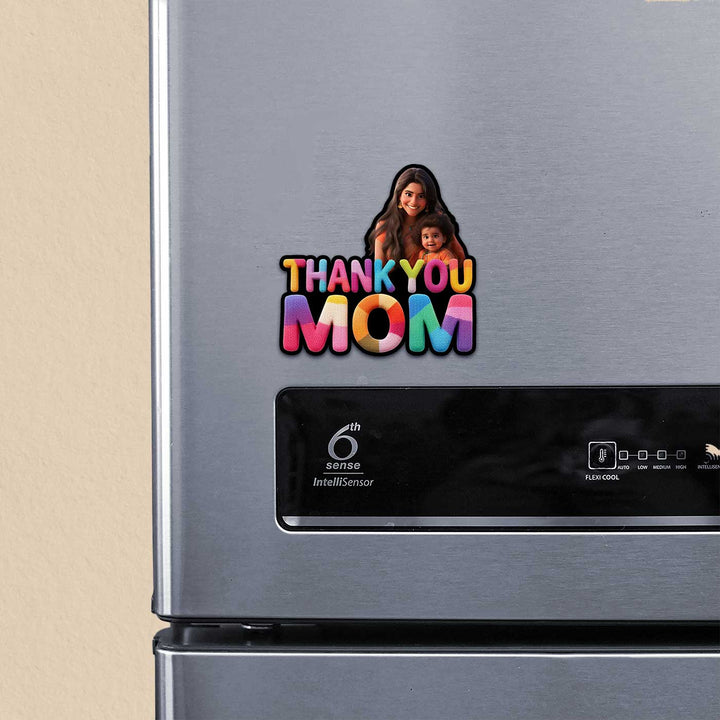 Photo Personalized "Thank You Mom" Acrylic Fridge Magnet