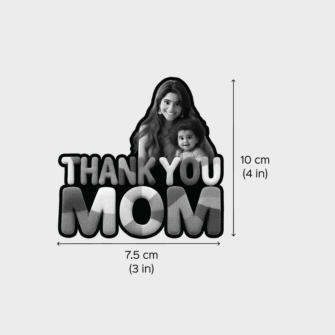 Photo Personalized "Thank You Mom" Acrylic Fridge Magnet