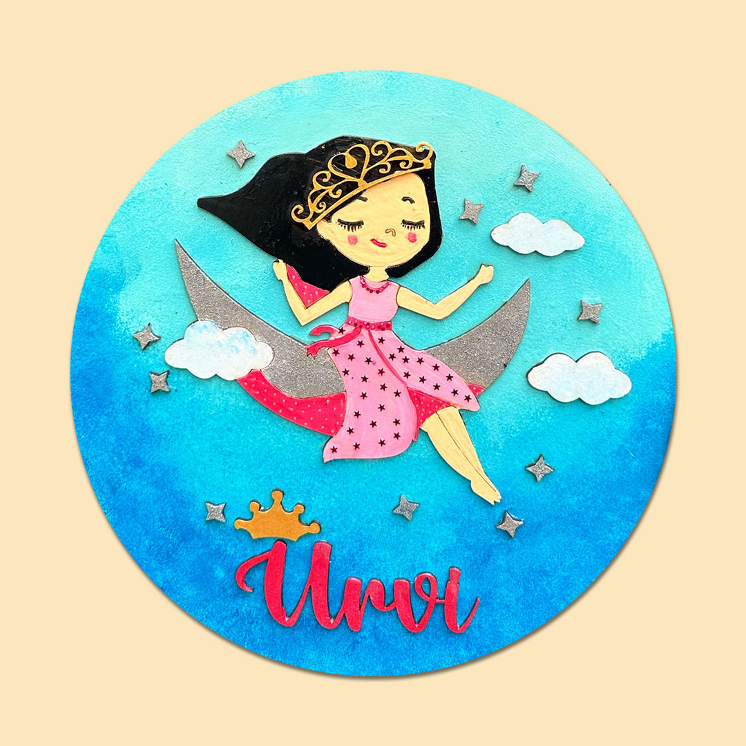 Personalized Fairy Themed Nameplate for Kids