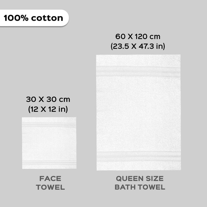 Embroidered Personalized Egyptian Cotton Kids Towel - Set of 2 | Elephants - Zwende