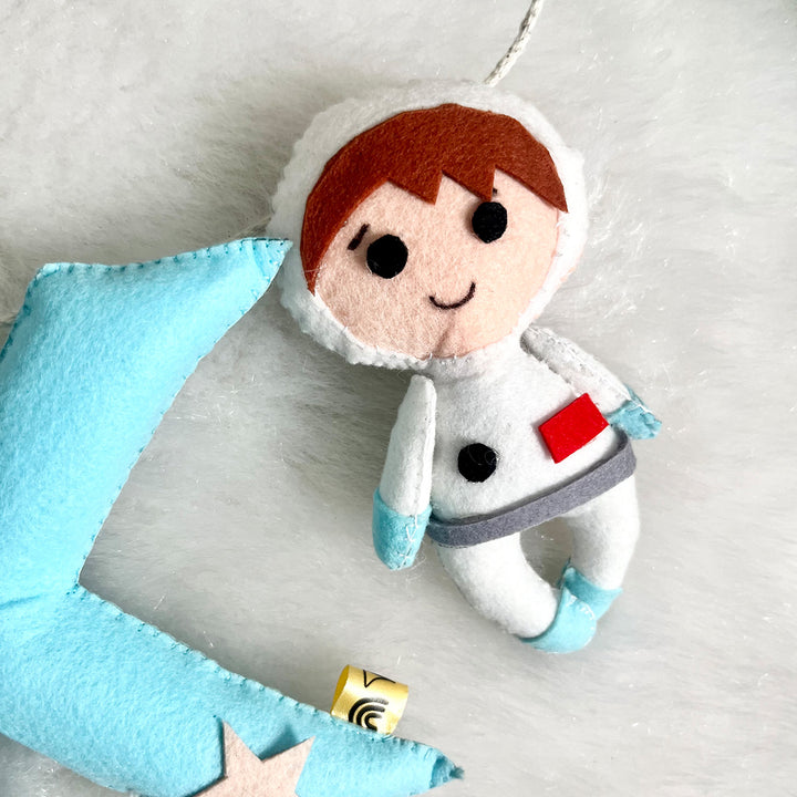 Handcrafted Personalized Ele & Astro Themed Bunting For Kids
